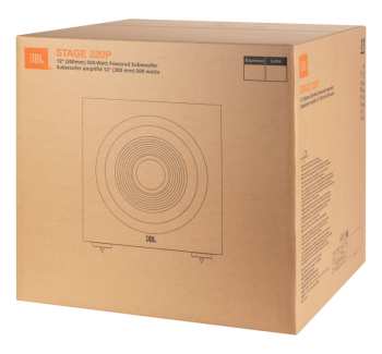 Technologia audio JBL Stage 220P - Aktivní Subwoofer, 12", 250 W Rms - Bílá
