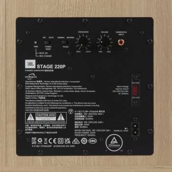 Technologia audio JBL Stage 220P - Aktivní Subwoofer, 12", 250 W Rms - Bílá