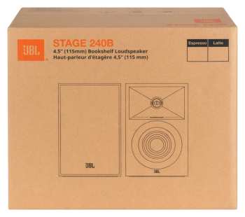 Technologia audio JBL Stage 240B - 2-pásmové Regálové Reprosoustavy, 75 W Rms, 4,5" - bílá