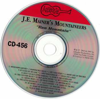 CD J.E. Mainer's Mountaineers: Run Mountain