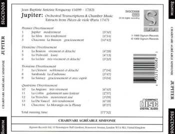 CD Jean-Baptiste Antoine Forqueray: Jupiter (Orchestra Transcriptions & Chamber Music)