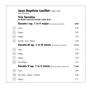 CD Epoca Barocca: Trio Sonatas