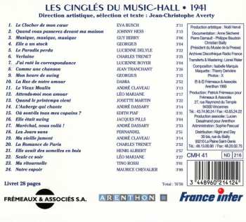 CD Jean-Christophe Averty: Les Cinglés Du Music-Hall 1941