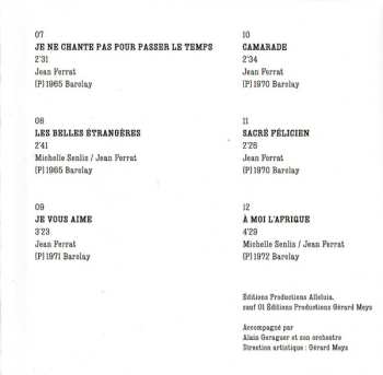 CD Jean Ferrat: C'est Beau la Vie