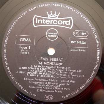 LP Jean Ferrat: La Montagne