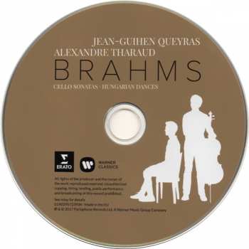 CD Johannes Brahms: Cello Sonatas • Hungarian Dances DIGI