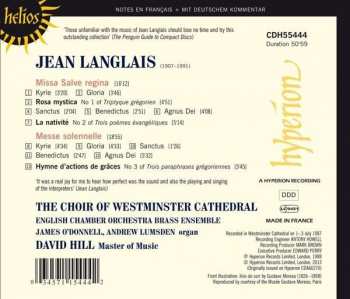CD David Hill: Missa Salve Regina - Messe Solennelle
