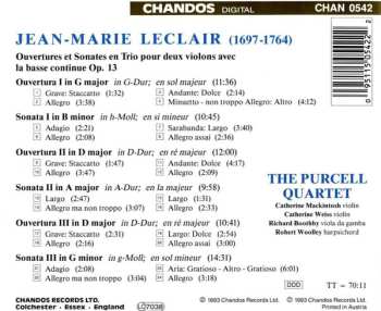 CD The Purcell Quartet: Ouvertures Et Sonates En Trio, Op. 13