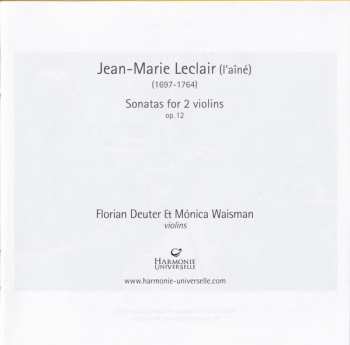 CD Florian Deuter: Sonatas For 2 Violins Op.12