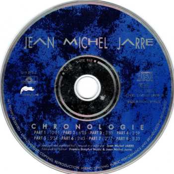 CD Jean-Michel Jarre: Chronologie
