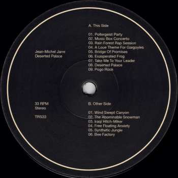 LP Jean-Michel Jarre: Deserted Palace LTD