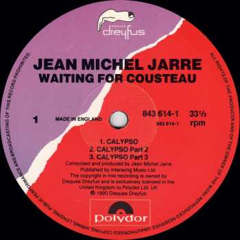 LP Jean-Michel Jarre: Waiting For Cousteau