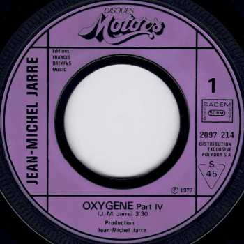 SP Jean-Michel Jarre: Oxygene (La Musique De Basket)