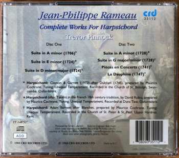 2CD Jean-Philippe Rameau: Complete Works For Harpsichord