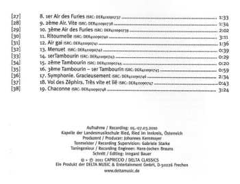 CD Jean-Philippe Rameau: Zaïs • Hippolyte Et Aricie: Orchestersuiten = Orchestral Suites