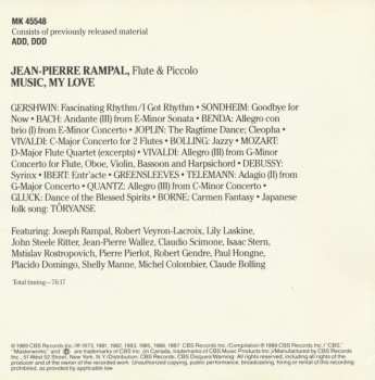 CD Jean-Pierre Rampal: Music, My Love