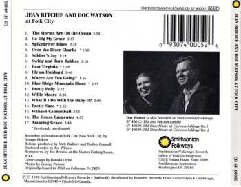 CD Doc Watson: Jean Ritchie And Doc Watson At Folk City