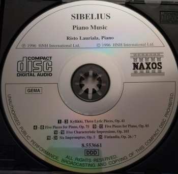 CD Jean Sibelius: Piano Music (Finlandia • Kyllikki, Three Lyric Pieces • The Trees • The Flowers - Five Characteristic Impressions - Six Impromptus)