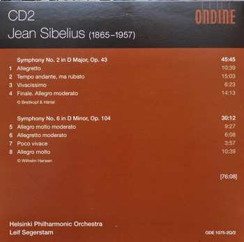 4CD/Zestaw pudełkowy Jean Sibelius: Sibelius Complete Symphonies • Violin Concerto • Finlandia