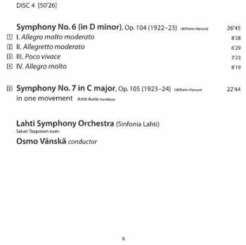 5CD Jean Sibelius: Symphonies