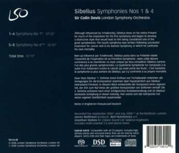 SACD The London Symphony Orchestra: Symphonies Nos 1 & 4