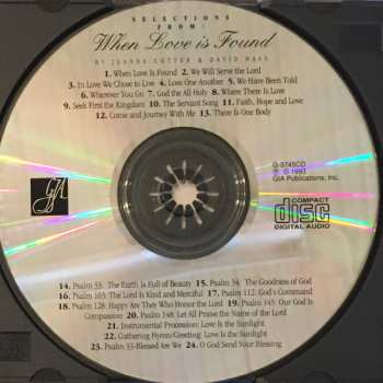 CD David Haas: When Love Is Found