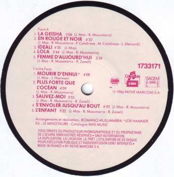 LP Jeanne Mas: Femmes D'aujourd'hui