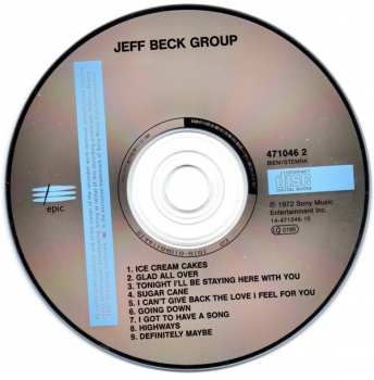 CD Jeff Beck Group: Jeff Beck Group