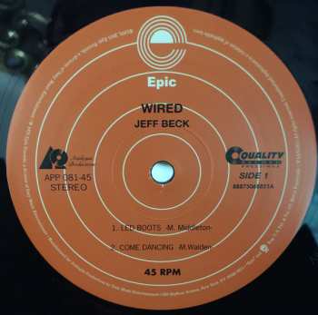 2LP Jeff Beck: Wired