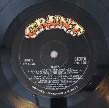 LP Jefferson Airplane: Bark