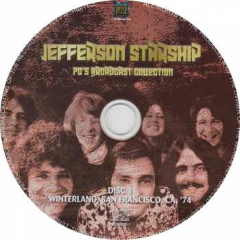 6CD/Zestaw pudełkowy Jefferson Starship: 70's Broadcast Collection