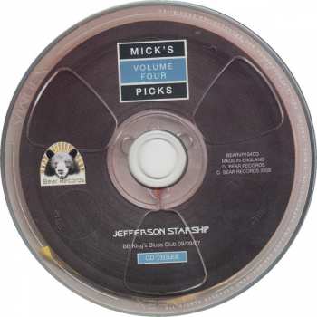 3CD/Zestaw pudełkowy Jefferson Starship: BB Kings Blues Club Ny 2007 Mick's Picks Volume 4