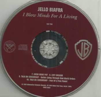 2CD Jello Biafra: I Blow Minds For A Living