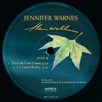 3LP/Zestaw pudełkowy Jennifer Warnes: The Well LTD