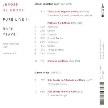 CD Jeroen De Groot: Pure Live II