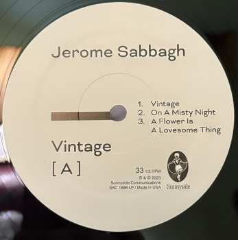 LP Jérôme Sabbagh: Vintage