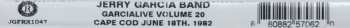 2CD The Jerry Garcia Band: GarciaLive : Volume 20 Cape Cod Coliseum  South Yarmouth June 18th, 1982