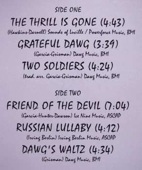 2LP David Grisman: Jerry Garcia / David Grisman LTD | NUM