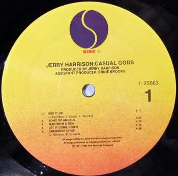 LP Jerry Harrison: Casual Gods: Casual Gods