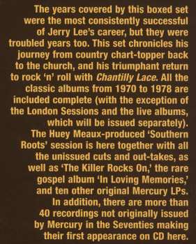 10CD/Zestaw pudełkowy Jerry Lee Lewis: Mercury Smashes... And Rockin' Sessions