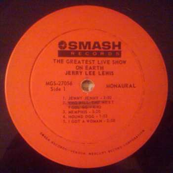 LP Jerry Lee Lewis: Greatest Live Show On Earth