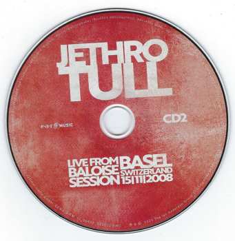 2CD Jethro Tull: Live From Baloise Session, Switzerland, 15/11/2008