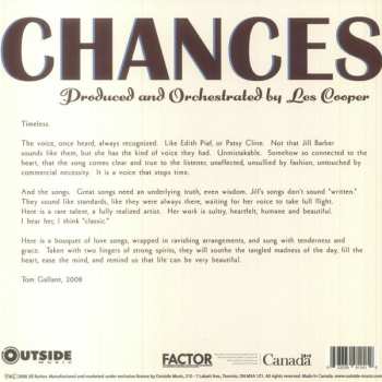 LP Jill Barber: Chances CLR | LTD