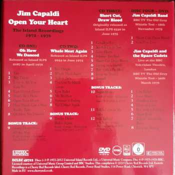 3CD/DVD/Zestaw pudełkowy Jim Capaldi: Open Your Heart – The Island Recordings 1972-1976