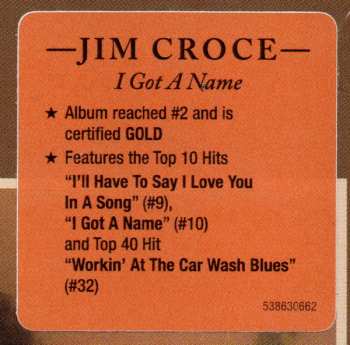 CD Jim Croce: I Got A Name