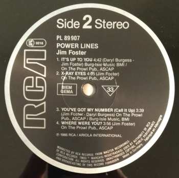 LP Jim Foster: Power Lines