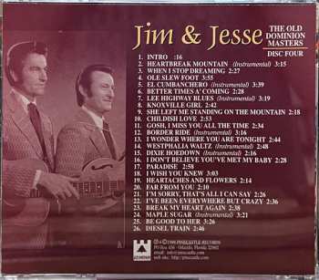 4CD/Zestaw pudełkowy Jim & Jesse: The Old Dominion Masters