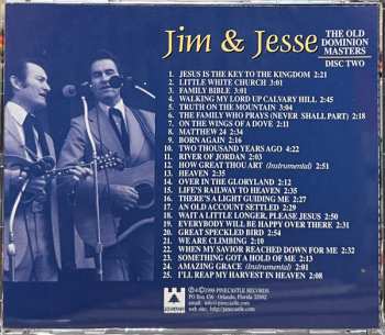 4CD/Zestaw pudełkowy Jim & Jesse: The Old Dominion Masters