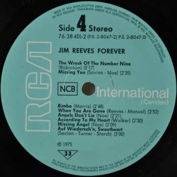 2LP Jim Reeves: Forever