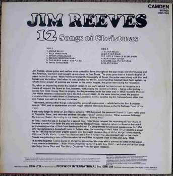 LP Jim Reeves: 12 Songs Of Christmas
